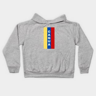 Cagua City in Venezuelan Flag Colors Vertical Kids Hoodie